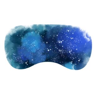 Image of VR glasses with stars in the view