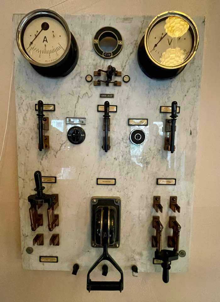 Photo of antique transformer switches